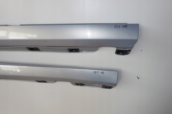 фото №6, Mercedes w221 планки порогові пороги планка права ліва s-klasa накладка