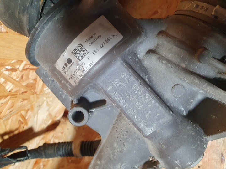 фото №7, Vw passat b7 beetle 5c usa рейка рульового управління + двигунчик трансмісія кермова