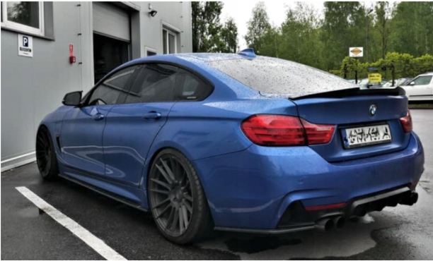 фото №12, Боковые накладка порогов планки пороговые bmw f32 f36 f33 чёрный блеск