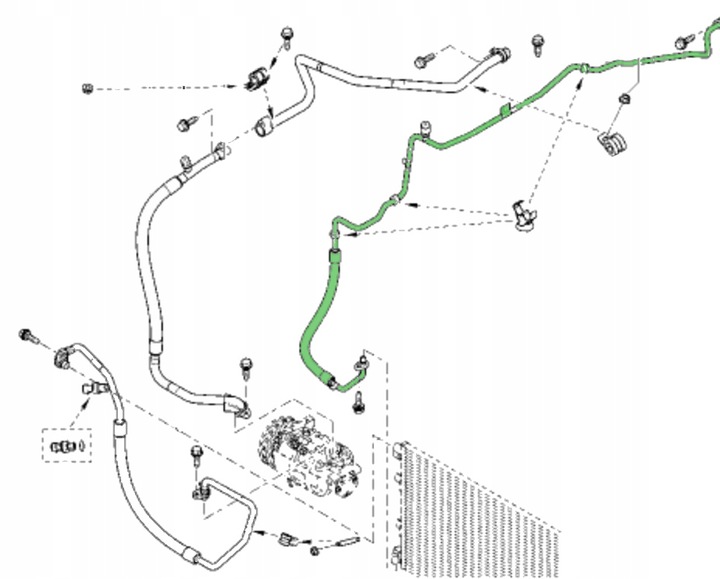 фото №12, Шланг трубка шланг кондиціонера радіатор master iii movano b nv400
