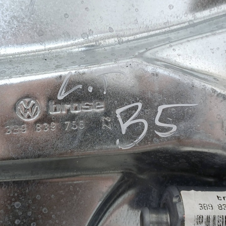 фото №8, Подъемник стекло левое зад vw passat b5 3b9839755 / 3b9839751 nr209