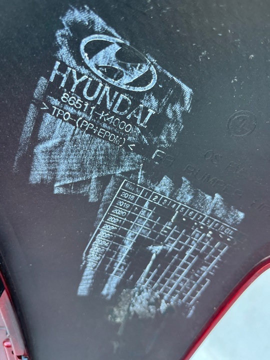 фото №10, Hyundai kona 1 i ev электрик 17-20 бампер перед переднее оригинал