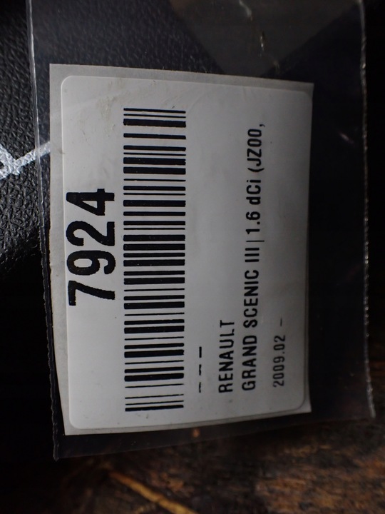 фото №12, Захист ременя багажника renault grand scenic iii 2011 1.6 dci 849210004r 7924