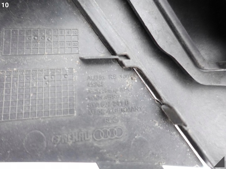 фото №11, Audi rs3 8y0 20- бампер рамка решётка радиатора решётка перед