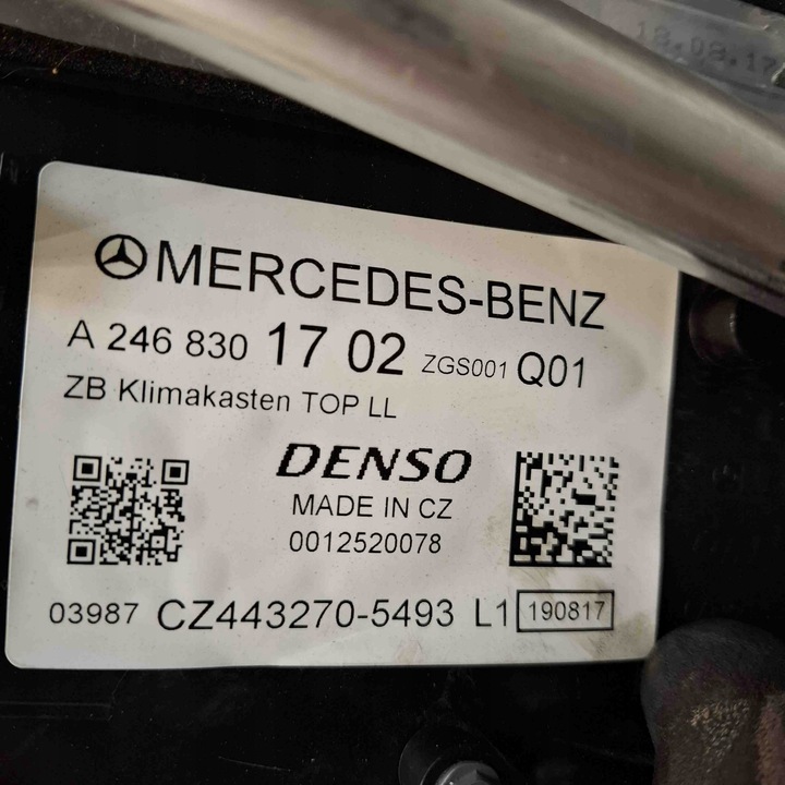 фото №8, Обігрівач mercedes-benz gla x156 a2468308300 28310298 1.6l 90kw 2017