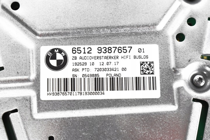 фото №9, Комплект динаміків підсилювач 9354084 9387657 bmw seria 7 g11 g12