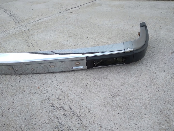 фото №10, Бампер перед хром новый средний el оригинал bmw e30 узкая лампа дорестайлинг