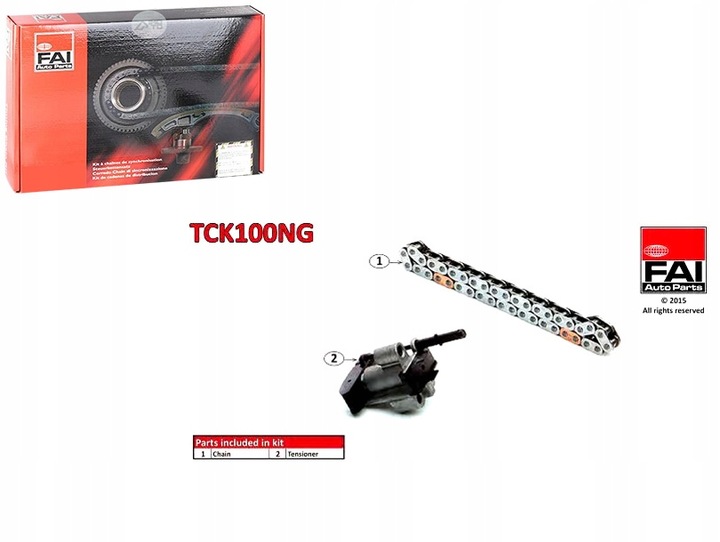 фото №1, Fai набор цепи распределительный вал citroen/ford c5 06-