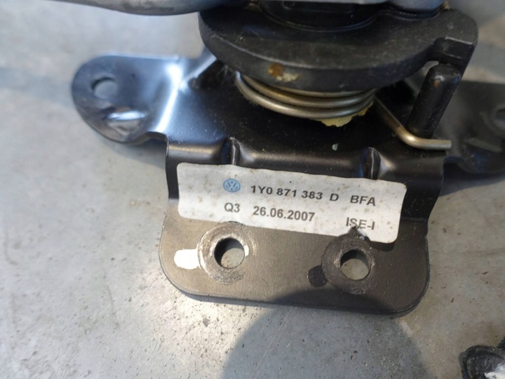 фото №9, Vw new beetle cabrio 1y0 02-10 тримач ручка засув замок замикання дах