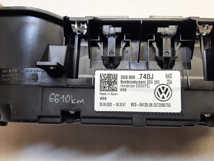 фото №10, Vw t-cross polo индикатор спидометр манометр 2g0920740j 6610km