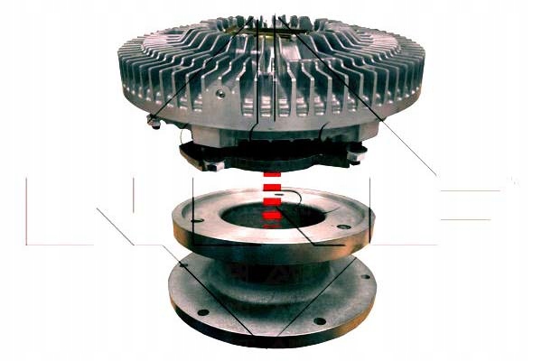 фото №2, Зчеплення вентилятора радіатор niskie версія adap