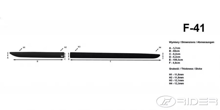 фото №10, Mitsubishi outlander iii 2014- планки боковые