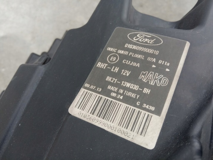 фото №10, Ford transit custom 13-17r- лампа refl. лівий перед