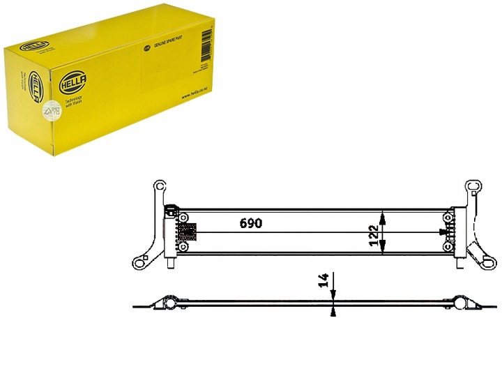 фото №1, Радіаторів audi q7 vw touareg 3,0-5,0tdi 02- hella