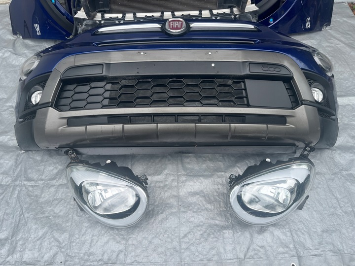 фото №6, Fiat 500x cross рестайлінг бампер капот лампи крила pas переднє 2018-
