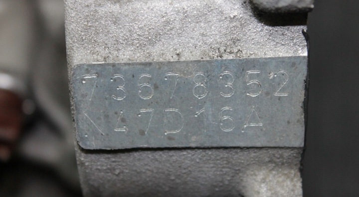 фото №15, Bmw f20 f21 1.4d 1.6d n47d16a блок двигуна 7823030