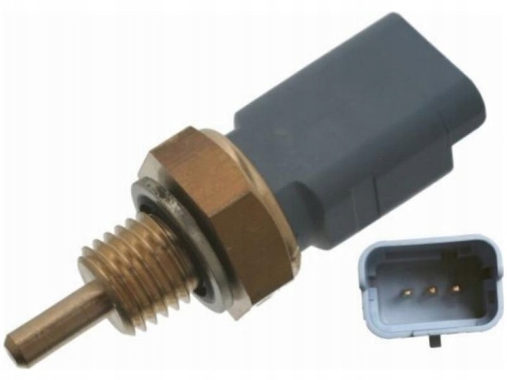 фото №12, Датчик температури рідини охолоджуючої ilość контактів: 3, синій citroen