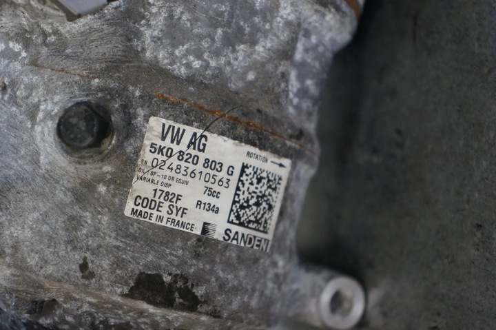 фото №5, Компрессор кондиционера audi q3 2.0 tdi 5k0820803g