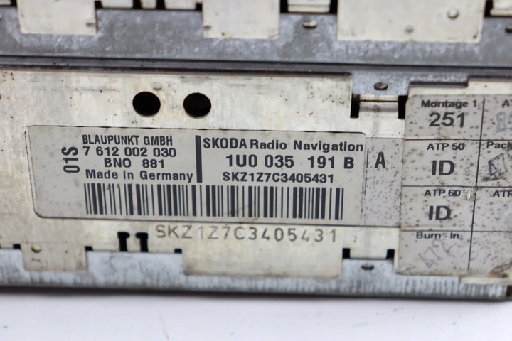 фото №8, Skoda superb i радио навигация навигация з код mfd1 1u0035191b з код