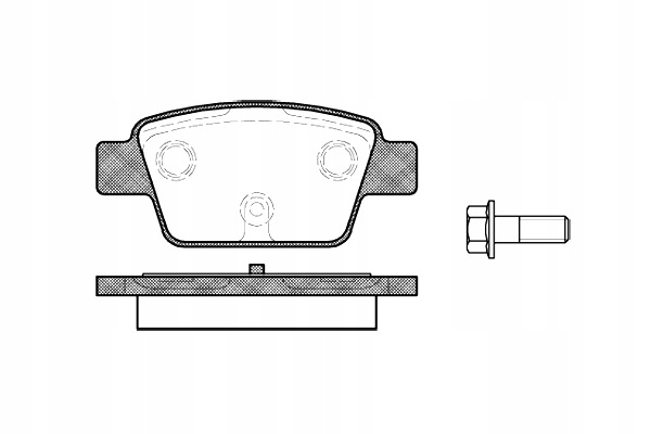 DRIVE+ КОЛОДКИ ГАЛЬМІВНІ ЗАД FIAT STILO 01-