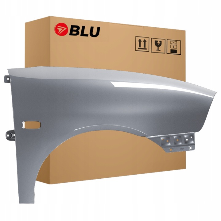 фото №1, Blu крыло seat ibiza cordoba iii 3 6l ls7y правый серебряный 02-08 перед