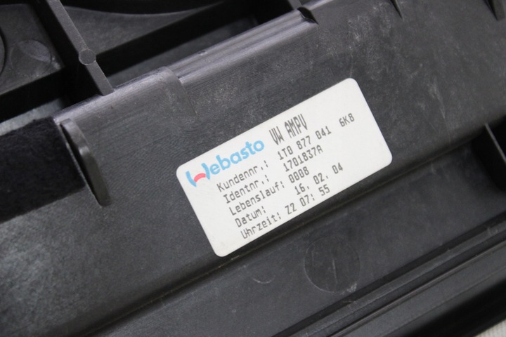 фото №9, Люк стеклянный volkswagen touran i 1t0877041