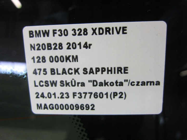 фото №9, Bmw f30 328 скло задня зад тонована 7258074