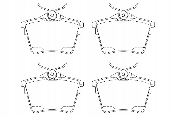 фото №2, Breck гальмівні колодки гальмівні peugeot зад 407 04- 607 bre