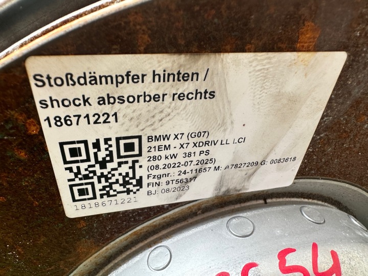 фото №5, Поворотна опора ричаги диск супорт bmw x5 g05 x6 g06 x7 g07 6876654 6876653