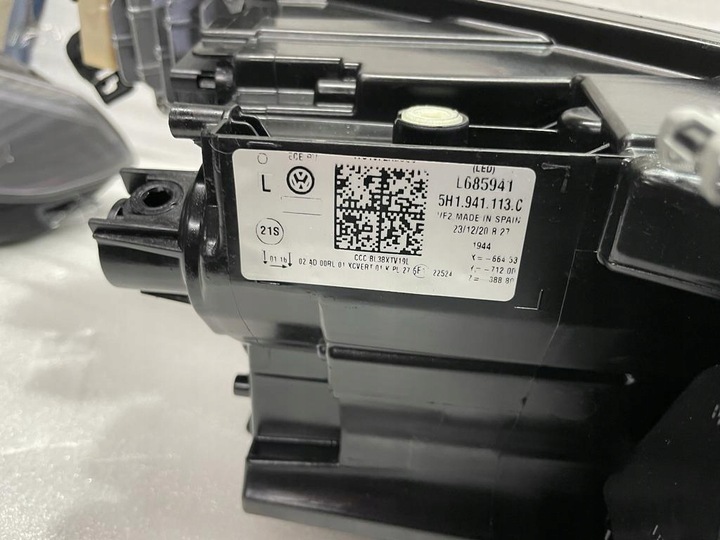 фото №13, Vw golf 8 viii r-line повний led iq лампа ліва права