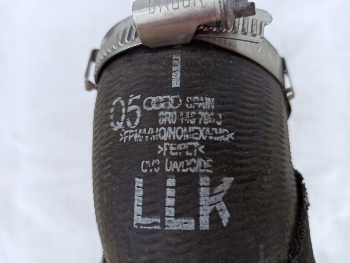 фото №6, Audi q5 3.0 tdi труба шланг интеркулер 8r0145790j