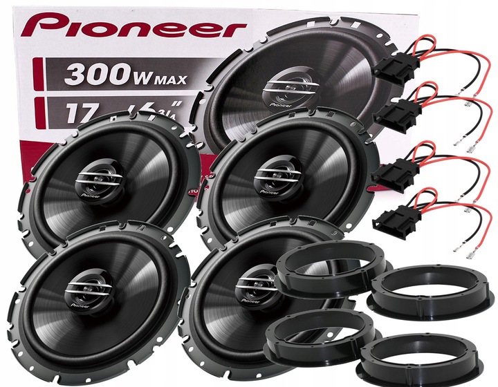 фото №1, Pioneer динамики 2-dr vw passat b5 fl перед зад