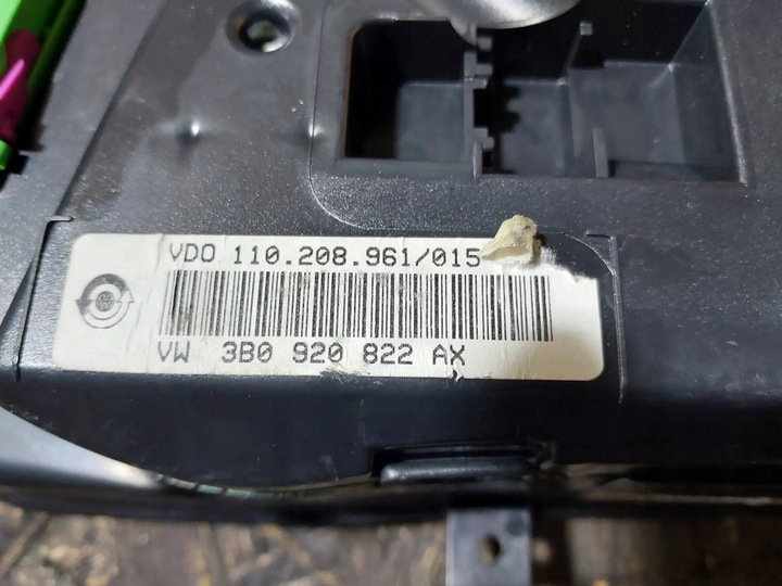 фото №11, Спідометр  манометр vw passat b5 1.9 tdi 3b0920822ax