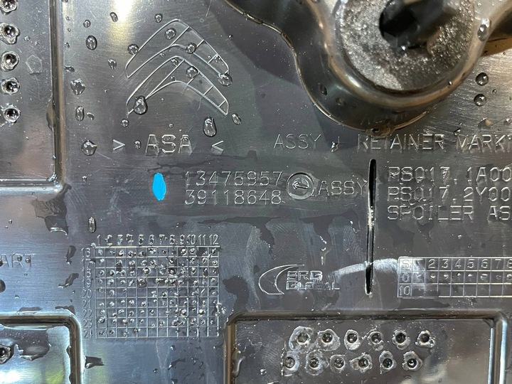 фото №9, Citroen c3 aircross 17-24 спойлер планка спойлер кришки зад задньої багажника