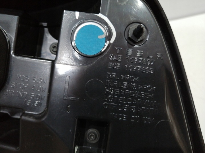 фото №8, Лампа левая задняя зад tesla 3 новая оригинал