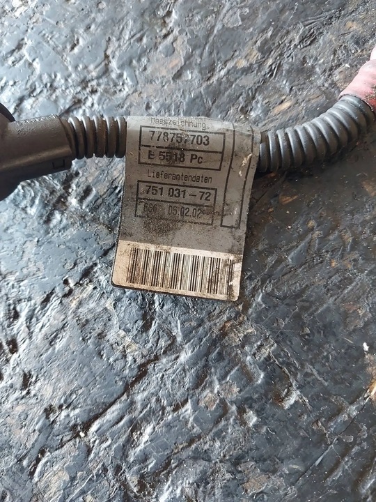 фото №7, Шланг модуля свечей накаливания bmw e46 320d 150km m47d20tu 204d4 778757803