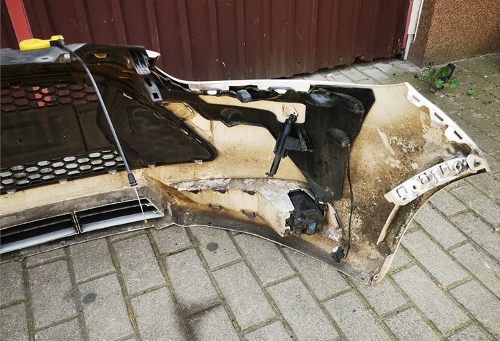 фото №13, Ford focus mk3 st 10-14 бампер перед комплектний демонтаж омивачі