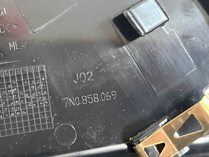 фото №15, Seat alhambra ii рестайлинг vw sharan рамка решётка воздуховод средняя оригинал