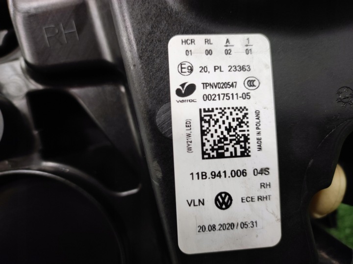 фото №8, Фара передня (фара головного світла, лампа передня) передня права vw id.4 led європа 11b941006