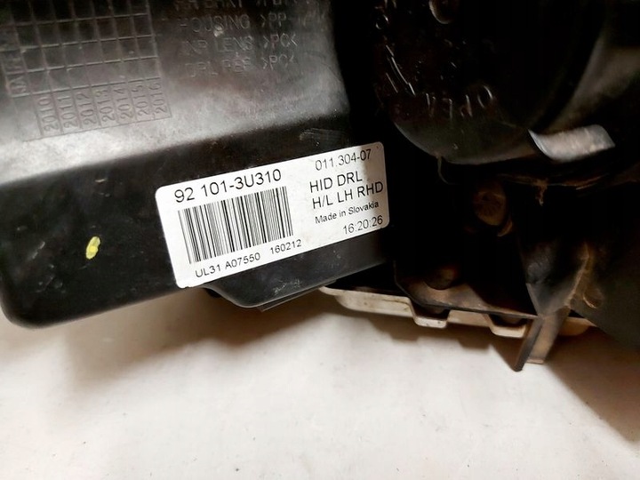 фото №8, Kia sportage 3 iii лампа лівий перед ліва передня ксенон uk 92101-3u310