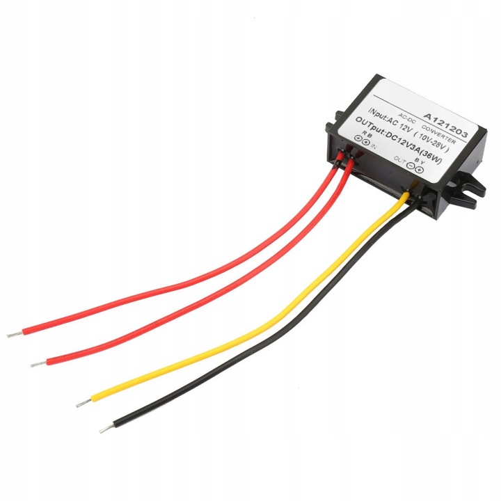 фото №8, 10-28v na dc 12v регулятор конвертер мощности 3a ac
