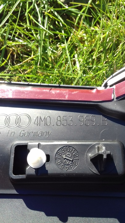 фото №3, Audi q7 4m планка дверь левый зад задняя левая 4m0853969b