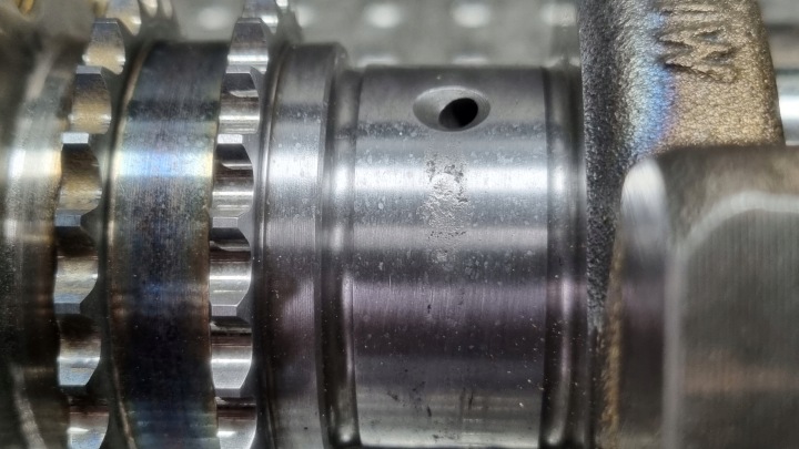 фото №10, Вал коленчатый 7640901 bmw f20 f45 mini cooper f55 f56 1.5 b38a15a do шлифовки
