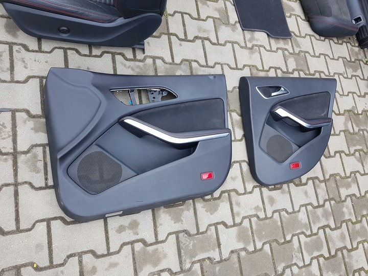 фото №8, Mercedes cla w117 13r- sedan сидіння шкіряні алькантара диван європа