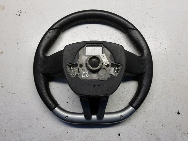 фото №8, Seat leon 2 ii рестайлинг 09-12r fr руль кожаный