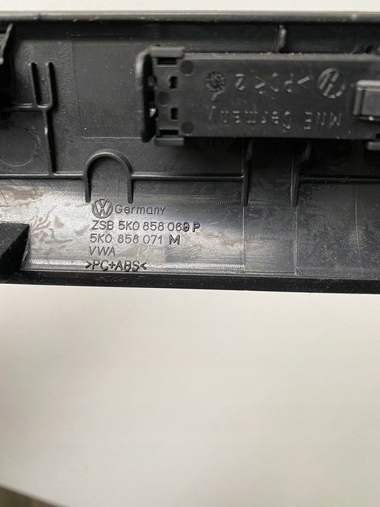 фото №5, Рамка панель кондиционера vw golf vi красивая оригинал