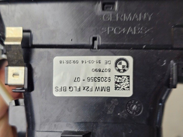 фото №12, Dekor захист планка заглушка консолі панелі решітка повітропровід bmw f20 f21 1