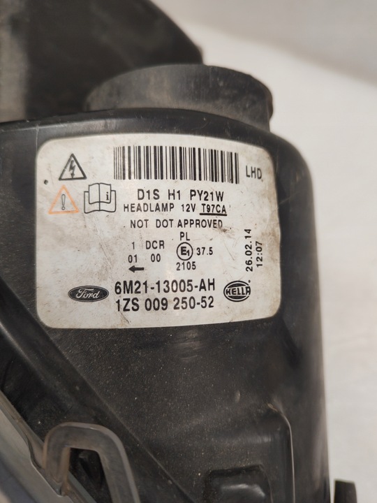 фото №12, Ford smax s-max mk1 рестайлінг ксенон комплект лампа перед 6m2113006ah/6m2113005ah