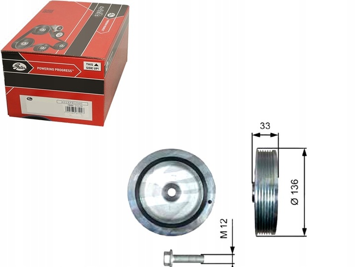 фото №1, Gates колесо пасове вала колінчастого 4418147 4402569 9