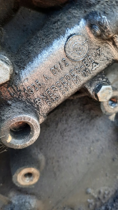 фото №13, Двигатель насос форсунки mercedes vito w638 2.3d измерение